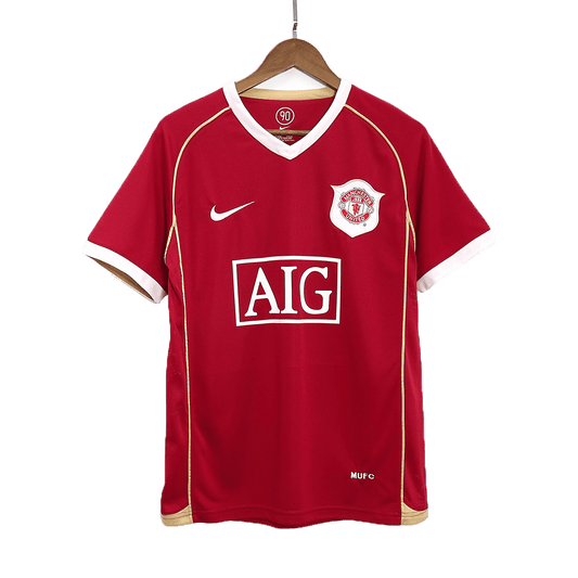 Retro Manchester United Hemma Fotbollströja 2006/07