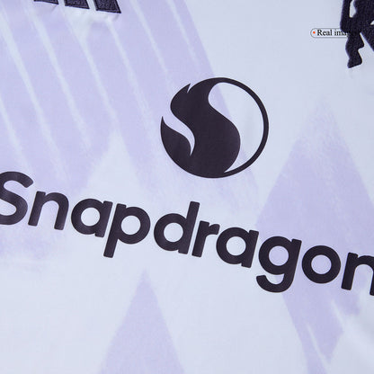 Manchester United Tröja MOUNT #7 2025/26 Borta Vit-4