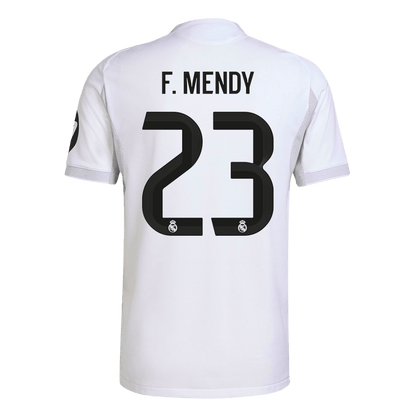 Real Madrid Tröja F.MENDY #23 2025/26 Hemma Autentisk Vit