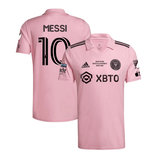 Inter Miami CF Hemma Fotbollströja MESSI #10 2023 - Leagues Cup Final