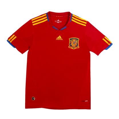 Spanien Hemma Fotbollströjor 2010 Retro