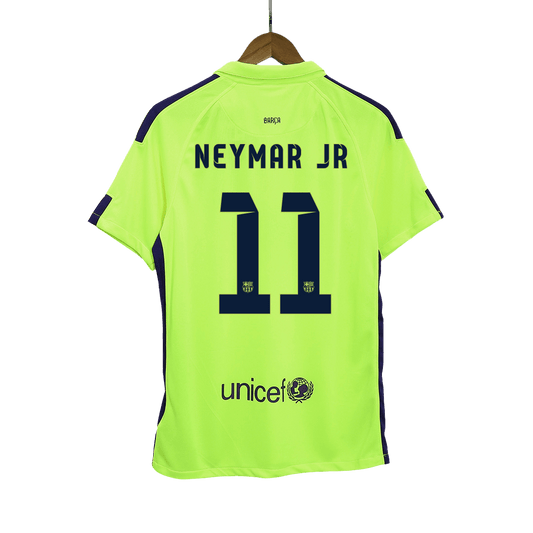 Retro Barcelona Tredjeställ Fotbollströja NEYMAR JR #11 2014/15