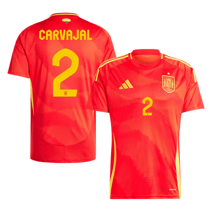 CARVAJAL #2 Spanien Hemma Fotbollströjor Euro 2024