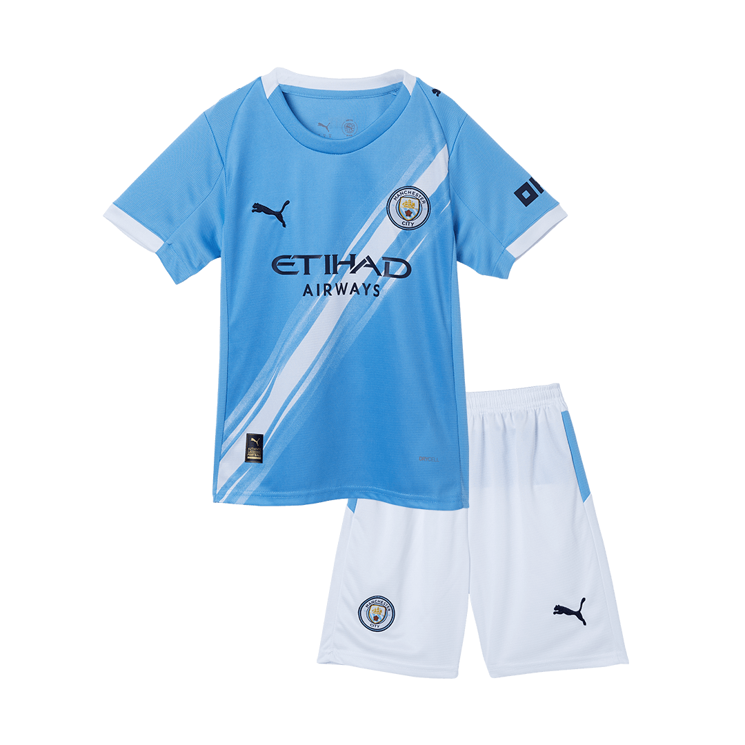 Manchester City Hemma Tröja 2025/26 
Fotbollssats Barn