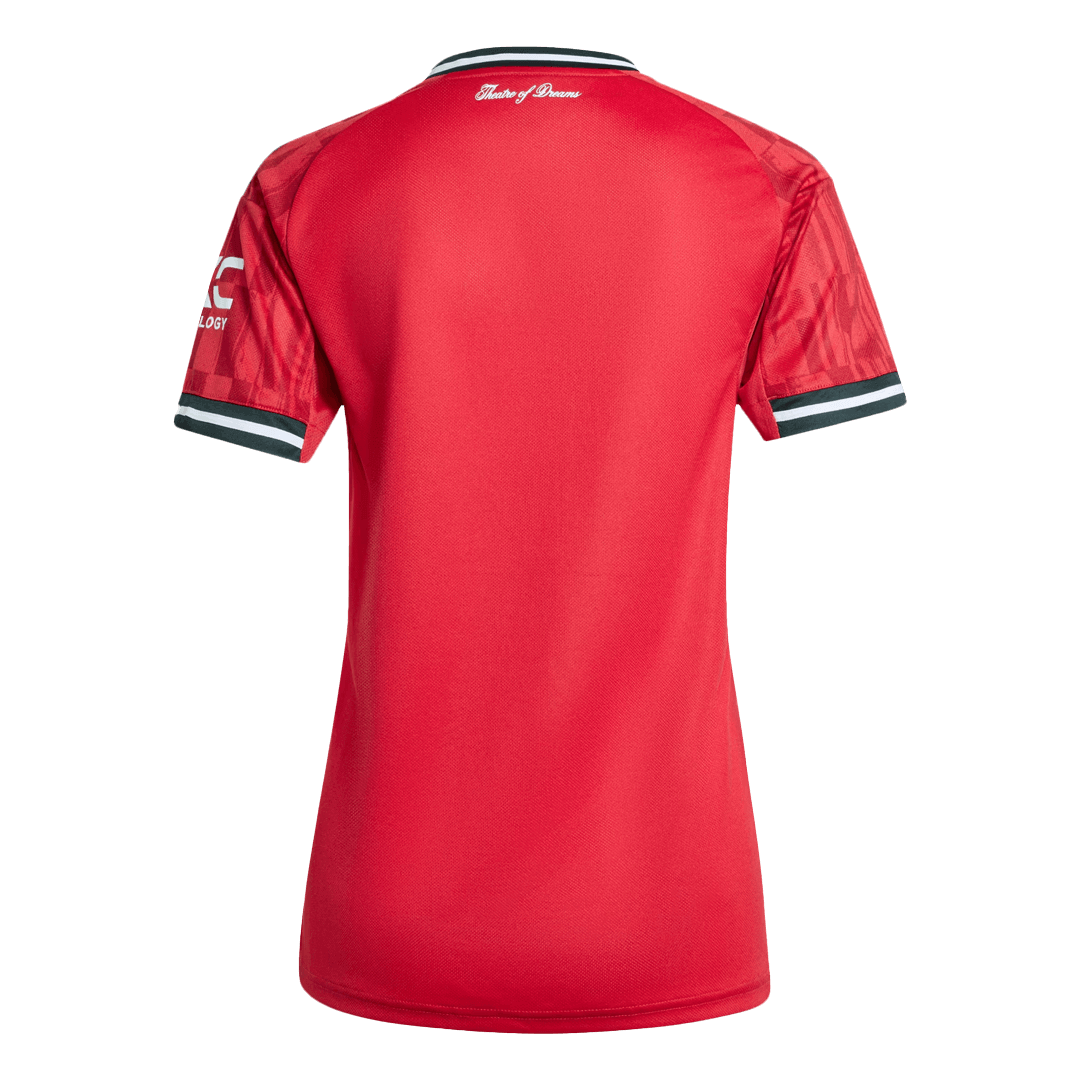 Manchester United Tröja 2025/26 Hemma Röd Dam