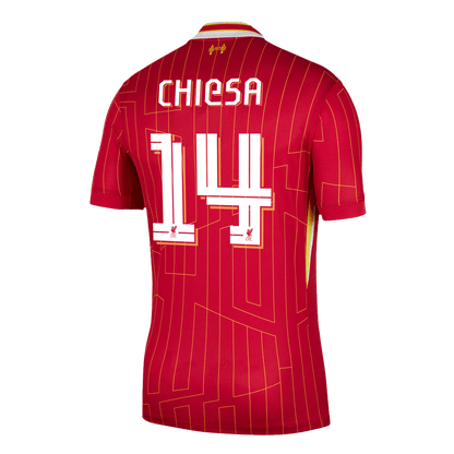 Liverpool Hemma Fotbollströja CHIESA #14 2024/25 Premium - UCL
