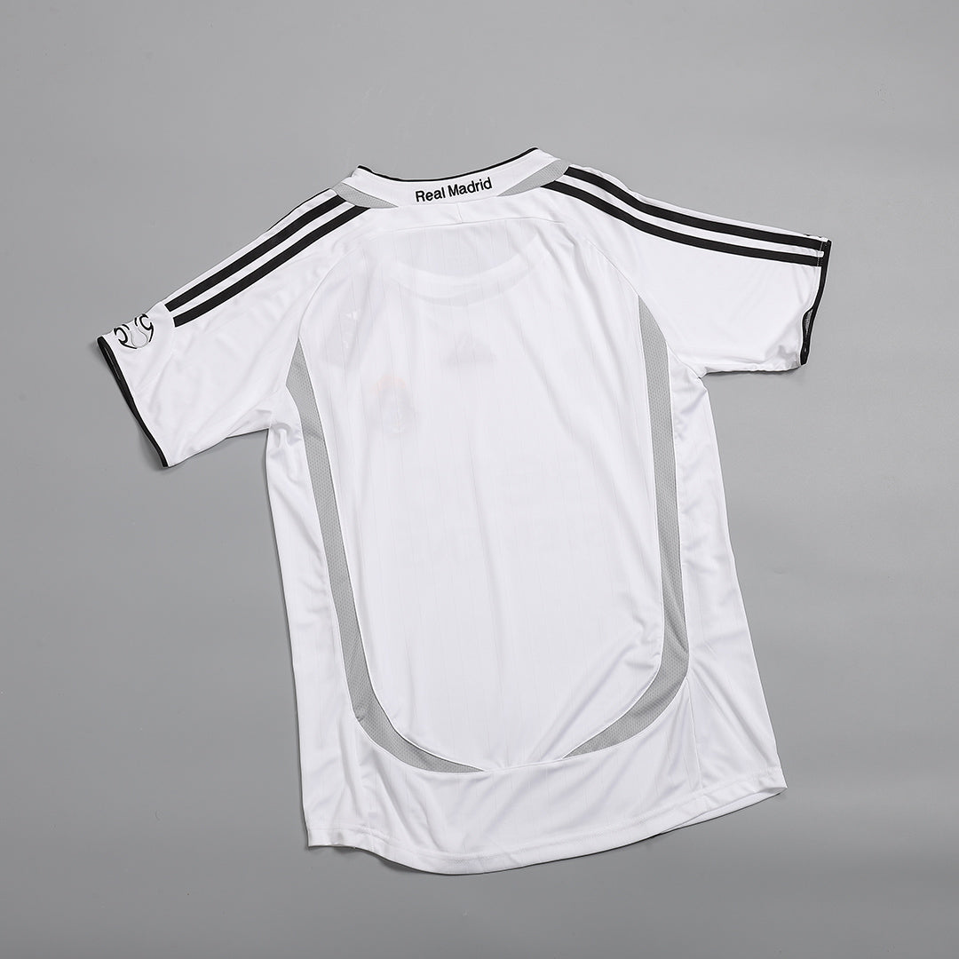 Retro Real Madrid Hemma Fotbollströja SERGIO RAMOS #4 2006/07