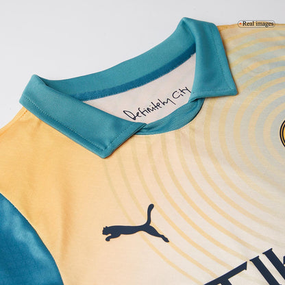 Manchester City Fjärde borta Fotbollströja 2024/25 Autentisk - Definitely City