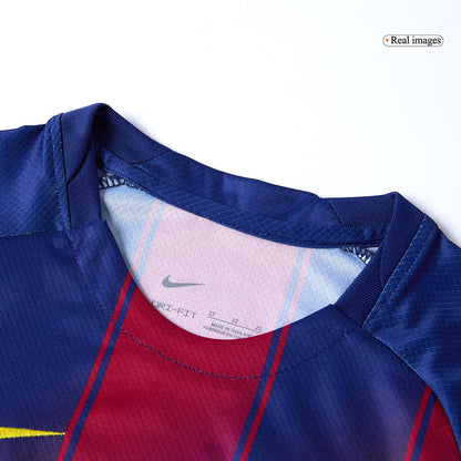Barcelona Tröja 2025/26 Hemmaställ Röd/Blå Barn