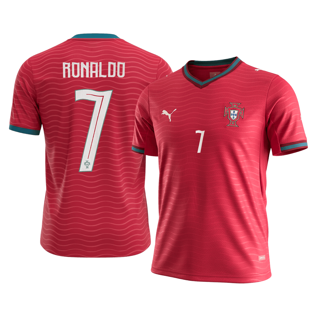 Portugal Tröja RONALDO #7 2026 Hemma Röd