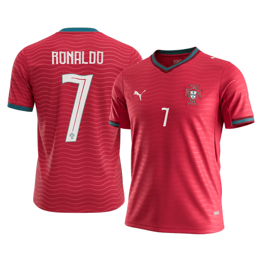 Portugal Tröja RONALDO #7 2026 Hemma Röd