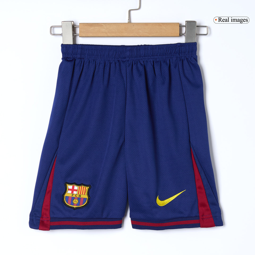 Barcelona Tröja 2025/26 Hemmaställ Röd/Blå Barn stora storlekar