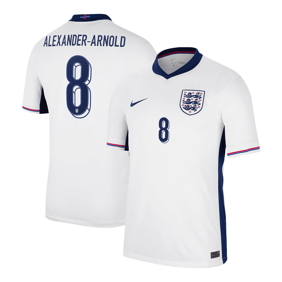 England Hemma Fotbollströjor ALEXANDER-ARNOLD #8 Euro 2024
 Premium