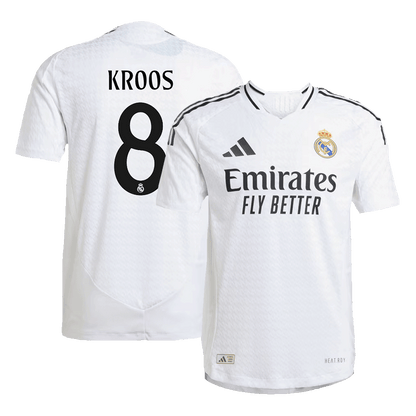 Real Madrid Hemma Fotbollströja KROOS #8 2024/25 Autentisk