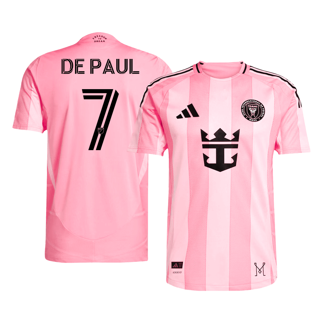 DE PAUL #7 Inter Miami CF Tröja 2025 Hemma Autentisk