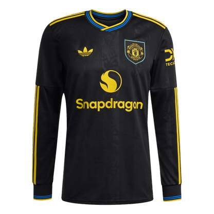 Manchester United Tröja 2025/26 Tredje Långärmad Svart