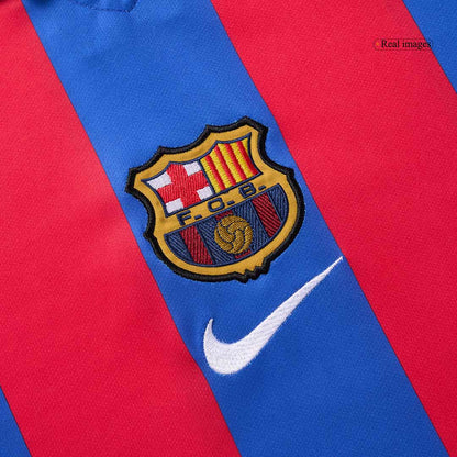 Retro Barcelona Hemma Fotbollströja RIVALDO #10 2001/02
