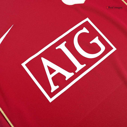 Retro Manchester United Hemma Fotbollströja 2006/07