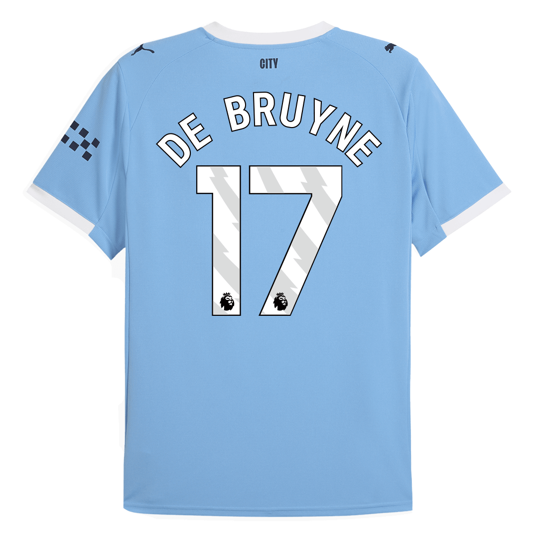 DE BRUYNE #17 Manchester City Hemma Tröja 2025/26