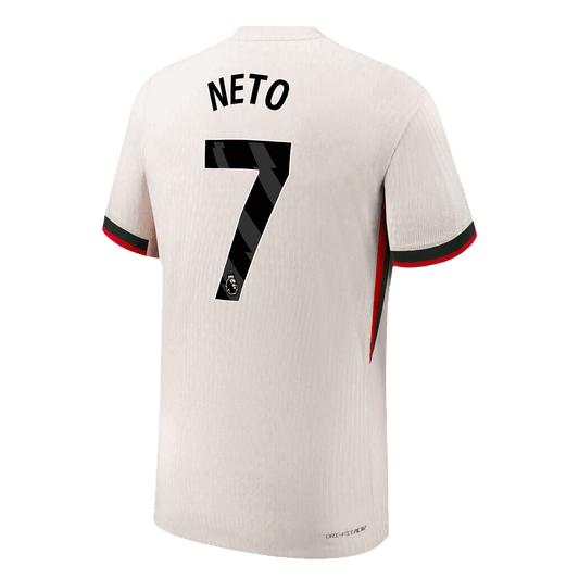 Chelsea Tröja NETO #7 2025/26 Borta Autentisk Vit