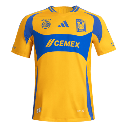 Tigres UANL Hemma Fotbollströja 2024/25 Autentisk