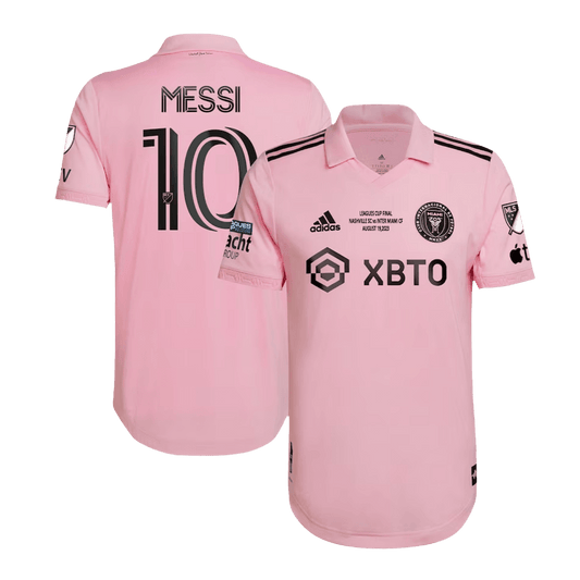 Inter Miami CF Hemma Fotbollströja MESSI #10 2023 Premium - Leagues Cup Final