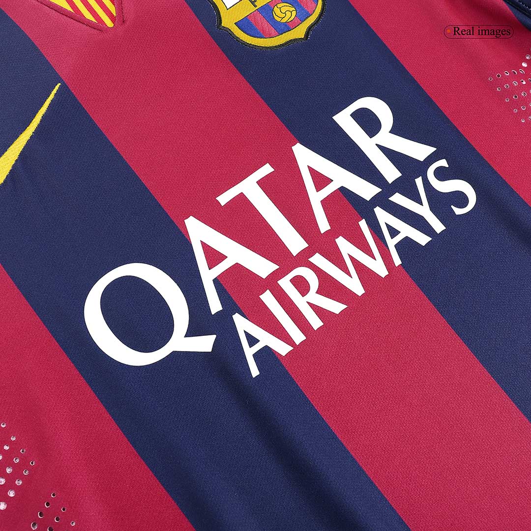 Retro Barcelona Hemma Fotbollströja MESSI #10 2014/15