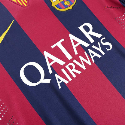 Retro Barcelona Hemma Fotbollströja MESSI #10 2014/15