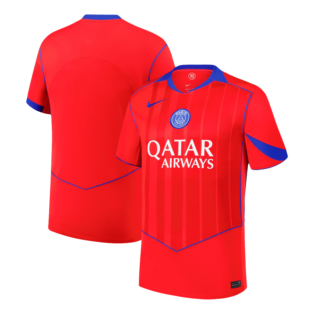 PSG Tröja 2025/26 Tredje Röd stora storlekar