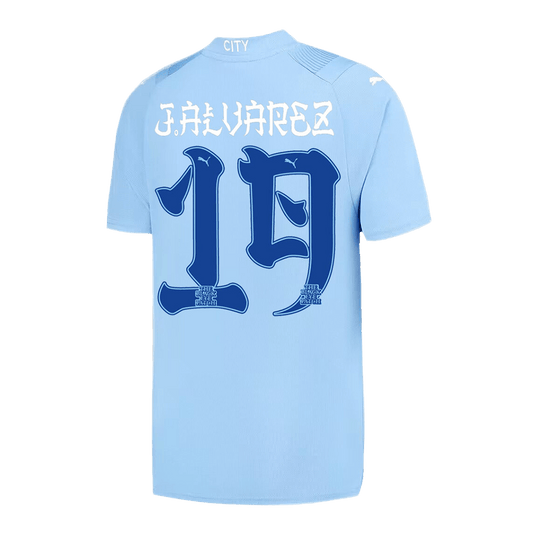 Manchester City Hemma Fotbollströja J.ALVAREZ #19 2023/24