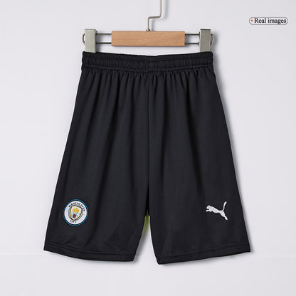 Manchester City Borta Fotbollströja 2024/25 Fotbollssats Barn
