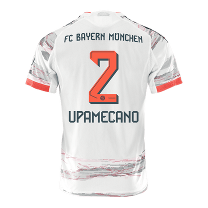 Bayern Munich Tröja UPAMECANO #2 2025/26 Borta Autentisk Vit