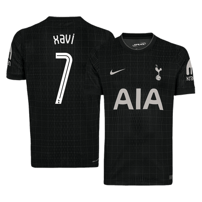 Tottenham Hotspur Tröja XAVI #7 2025/26 Borta Svart - UCL
