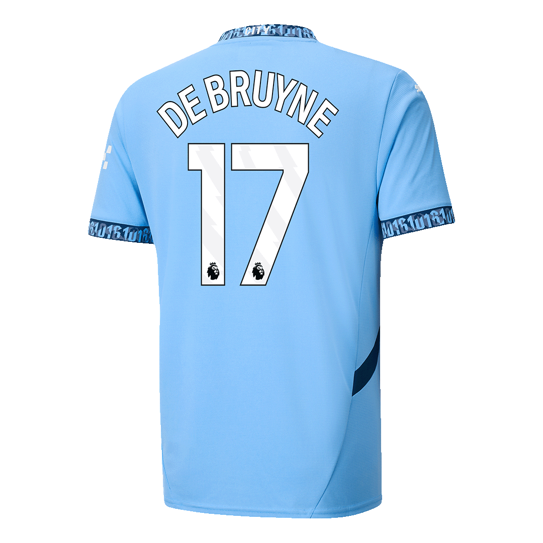 DE BRUYNE #17 Manchester City Home football shirt 2024/25