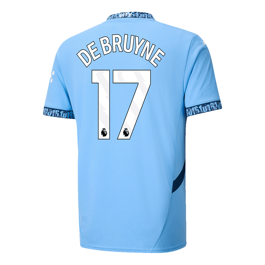Manchester City Hemma Fotbollströja DE BRUYNE #17 2024/25