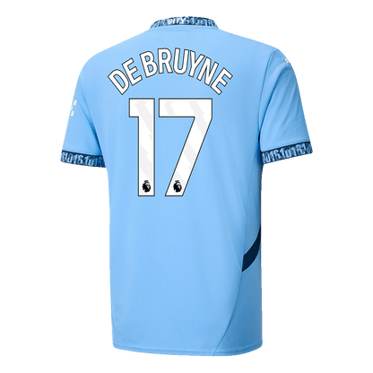 Manchester City Hemma Fotbollströja DE BRUYNE #17 2024/25