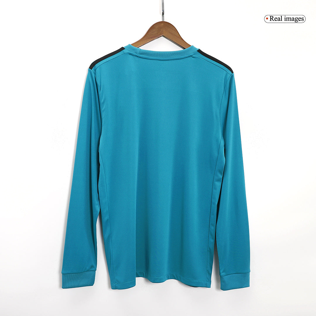 Retro Real Madrid Tredjeställ Fotbollströja 2017/18 långärmad