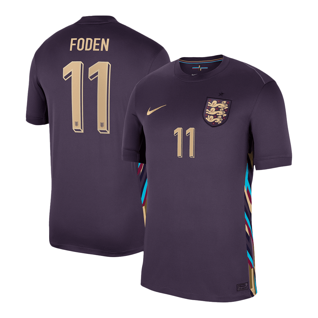 England Borta Fotbollströjor FODEN #11 Euro 2024
 Premium