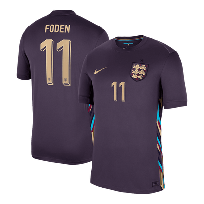 England Borta Fotbollströjor FODEN #11 Euro 2024
 Premium