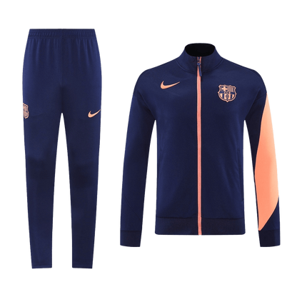 Barcelona Träningsset (Jacka+Byxor) 2025/26 Navy&Orange