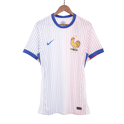Frankrike Borta fotbollströjor 2024 Autentisk