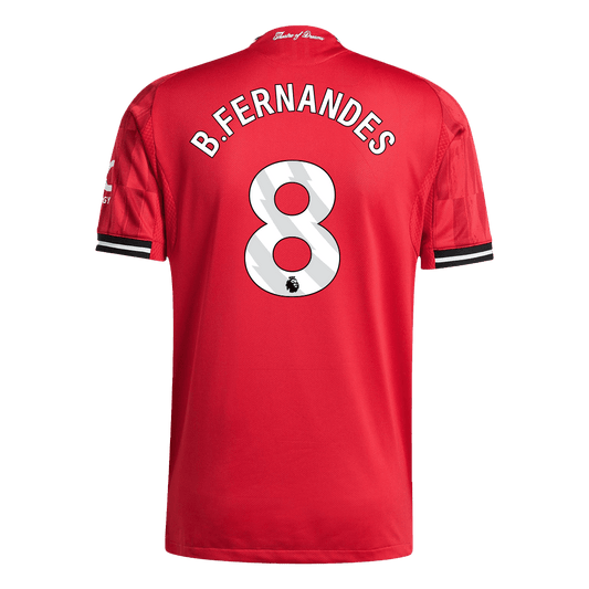 B.FERNANDES #8 Manchester United Tröja 2025/26 Hemma Autentisk
