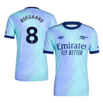 Arsenal Tredjeställ Fotbollströja ØDEGAARD #8 2024/25 Autentisk