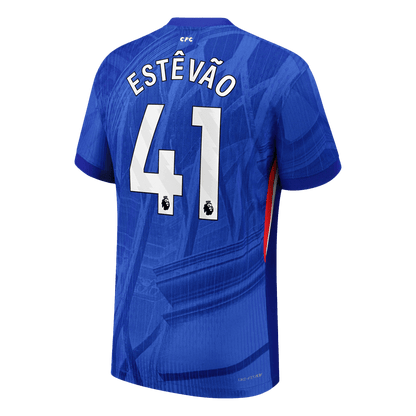 Chelsea Tröja ESTÊVÃO #41 2025/26 Hemma Autentisk Blå