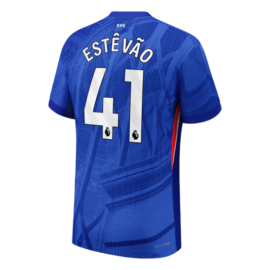 Chelsea Tröja ESTÊVÃO #41 2025/26 Hemma Autentisk Blå