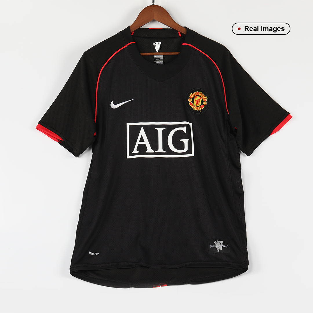 Retro Manchester United Borta Fotbollströja 2007/08