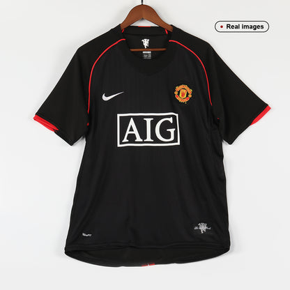 Retro Manchester United Borta Fotbollströja 2007/08