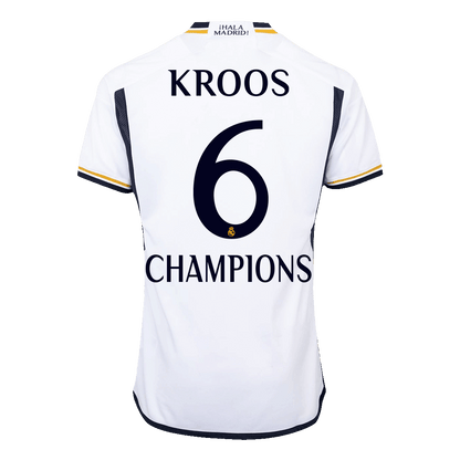 Real Madrid Hemma Fotbollströja KROOS #6 2023/24 Autentisk