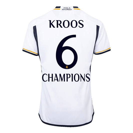 Real Madrid Hemma Fotbollströja KROOS #6 2023/24 Autentisk