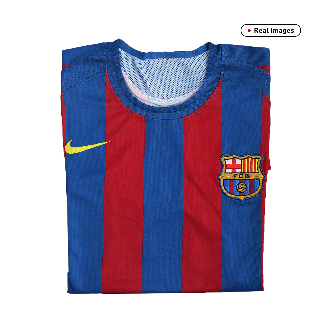Retro Barcelona Hemma Fotbollströja MESSI #30 2005/06 - UCL Final